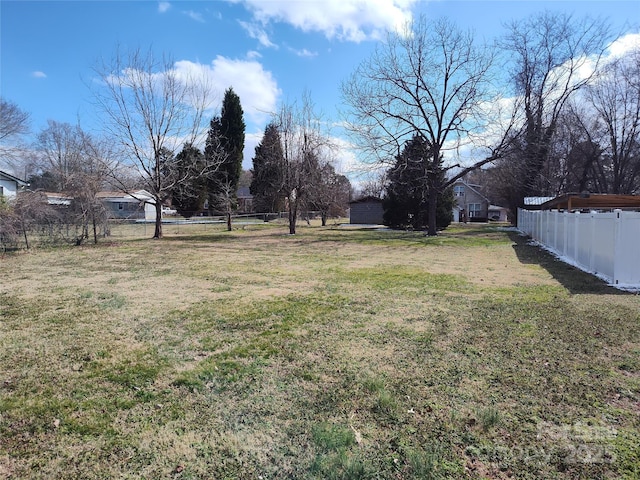 1806 Bringle Ferry Rd, Salisbury, NC 28146 - view of yard with fence