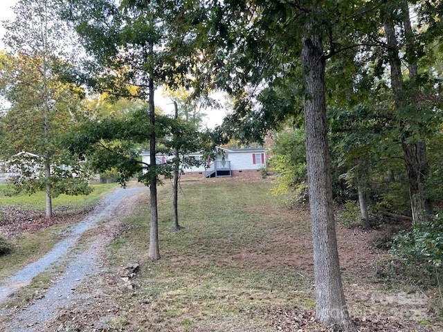 exterior space featuring driveway