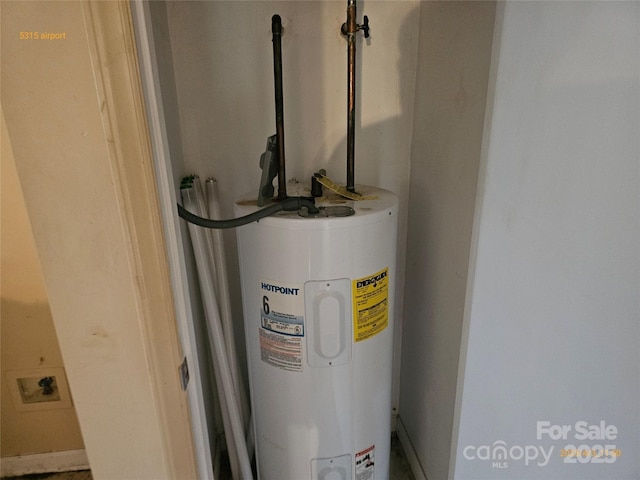 5315 Airport Dr, Charlotte, NC 28208 - utility room featuring water heater