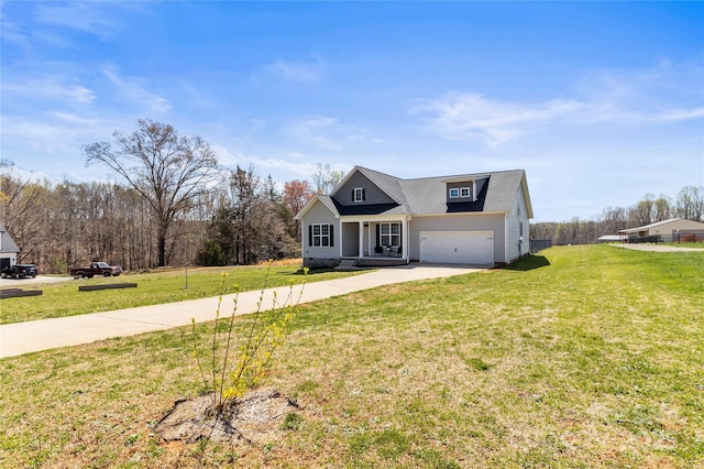 2504 Hovis Rd, Lincolnton, NC 28092 - traditional-style house featuring driveway, a front lawn, a porch, and roof with shingles