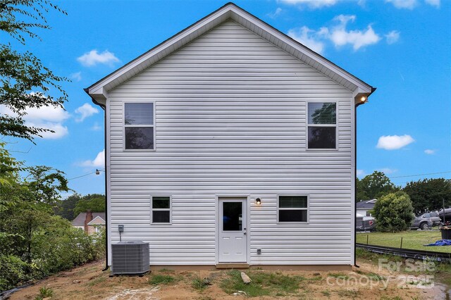 425 Messner St, Salisbury, NC 28144 - back of house with central air condition unit