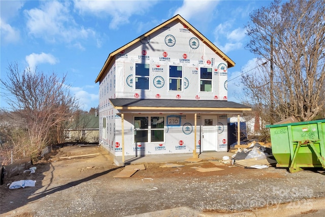 view of property under construction