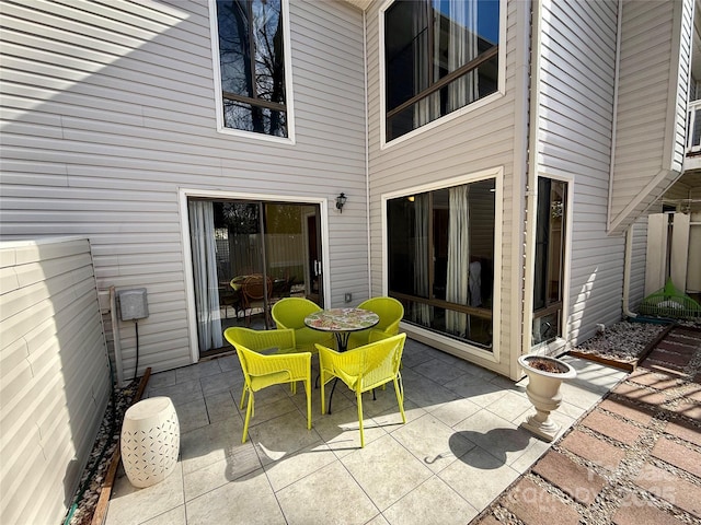 view of patio / terrace with outdoor dining area