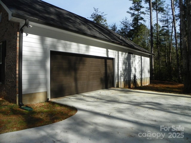 128 Summerlake Dr, New London, NC 28127 - view of garage