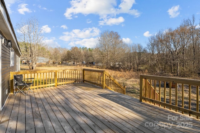 view of deck