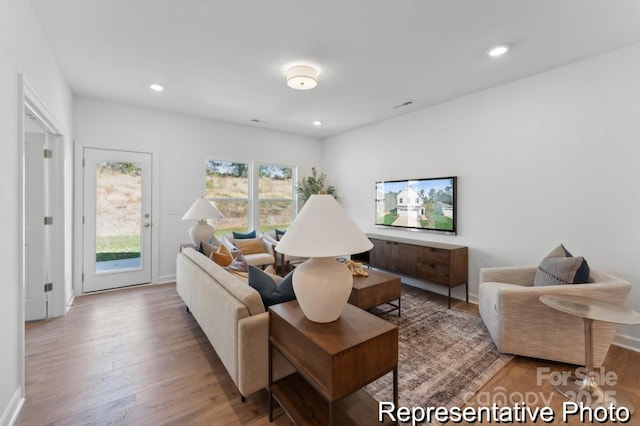 116 Shay Crossing Rd Unit 2P, Salisbury, NC 28144 - living room with wood finished floors and recessed lighting