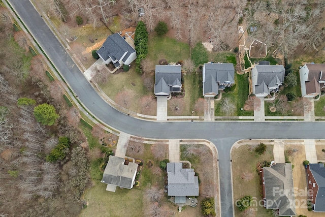 birds eye view of property featuring a residential view