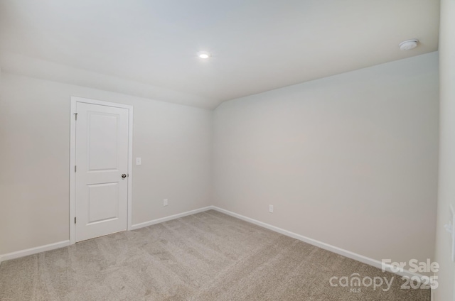 2656 Tillman St, Monroe, NC 28112 - carpeted spare room with baseboards, a smoke detector, and recessed lighting