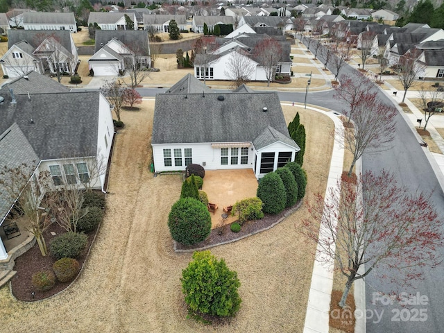 birds eye view of property featuring a residential view