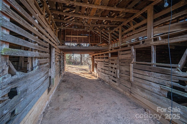 view of horse barn