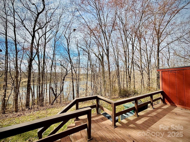 view of deck