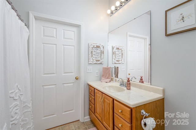 full bathroom with vanity