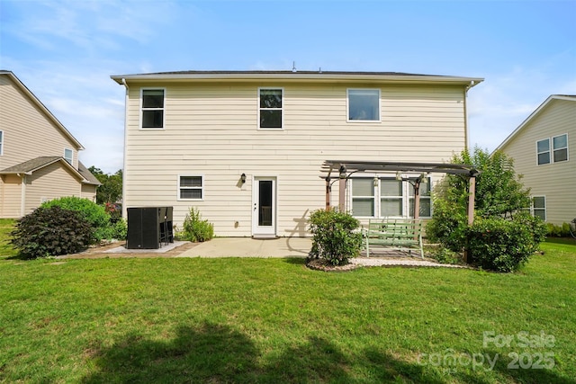 5006 Sand Trap Ct Unit 142, Monroe, NC 28112 - rear view of property with a patio area, a pergola, and a yard