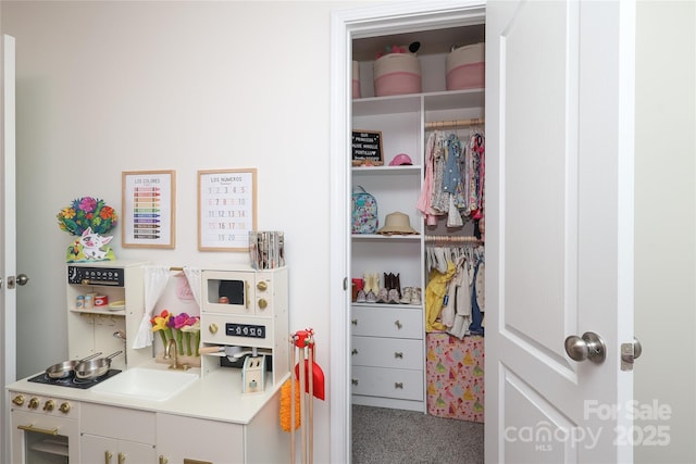 view of closet