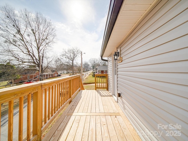 view of deck