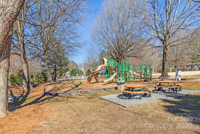 view of community playground