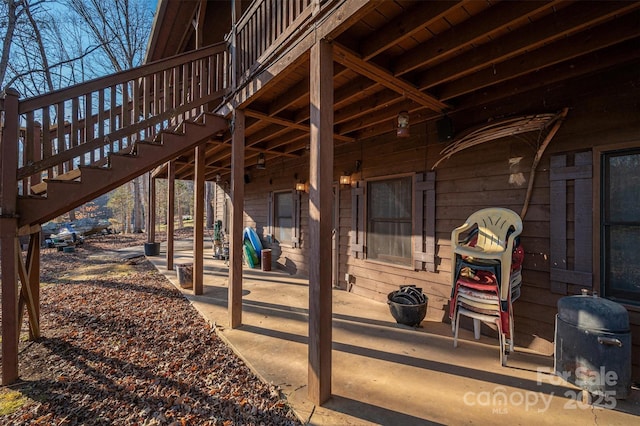 view of stable