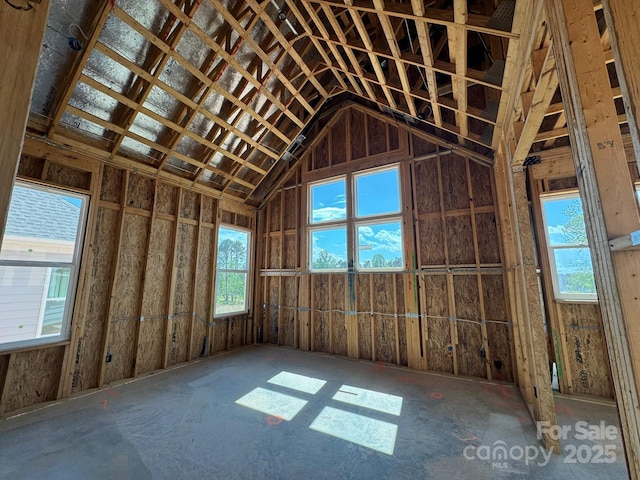 7441 Fighting Creek Rd Unit 30, Sherrills Ford, NC 28673 - misc room featuring a healthy amount of sunlight and lofted ceiling