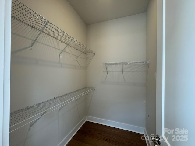 7441 Fighting Creek Rd Unit 30, Sherrills Ford, NC 28673 - spacious closet with dark wood-type flooring