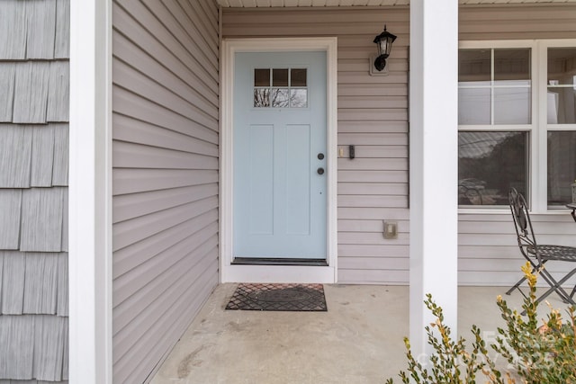 view of entrance to property