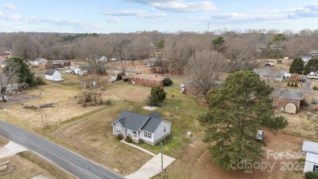 drone / aerial view featuring a residential view