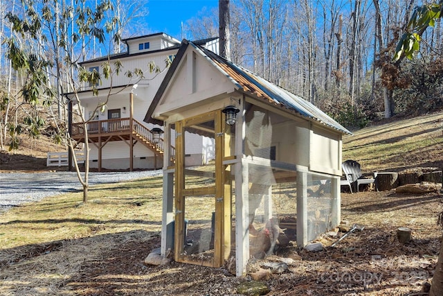 215 David Ridge Rd, Black Mountain, NC 28711 - view of poultry coop