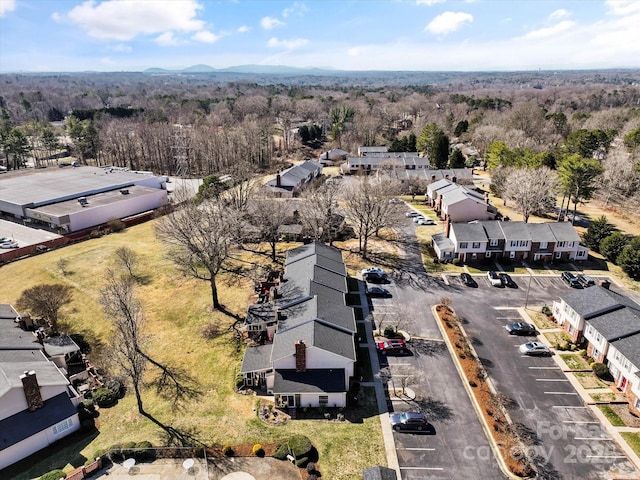 bird's eye view featuring a residential view