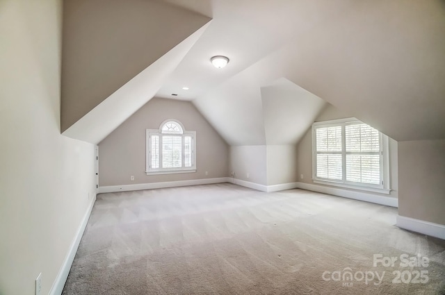 6548 Robin Hollow Dr, Mint Hill, NC 28227 - bonus room featuring carpet flooring, lofted ceiling, and baseboards