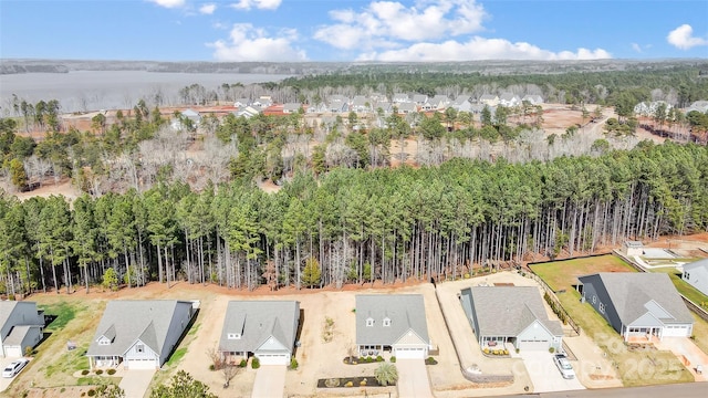 bird's eye view featuring a residential view