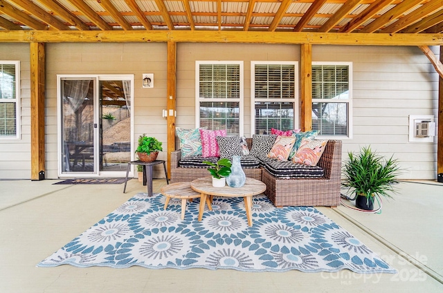 view of patio / terrace featuring a porch