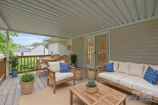 3039 Paraham Rd S, York, SC 29745 - wooden terrace featuring an outdoor living space