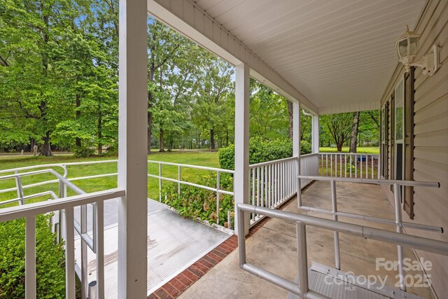 3039 Paraham Rd S, York, SC 29745 - porch with a yard and view of scattered trees