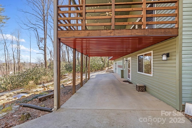 view of patio