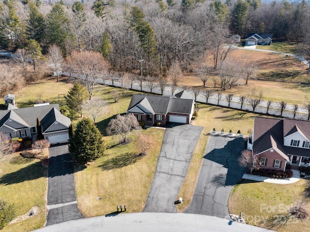 birds eye view of property featuring a residential view