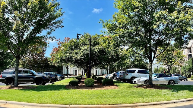 view of uncovered parking lot