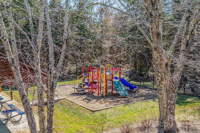 view of communal playground