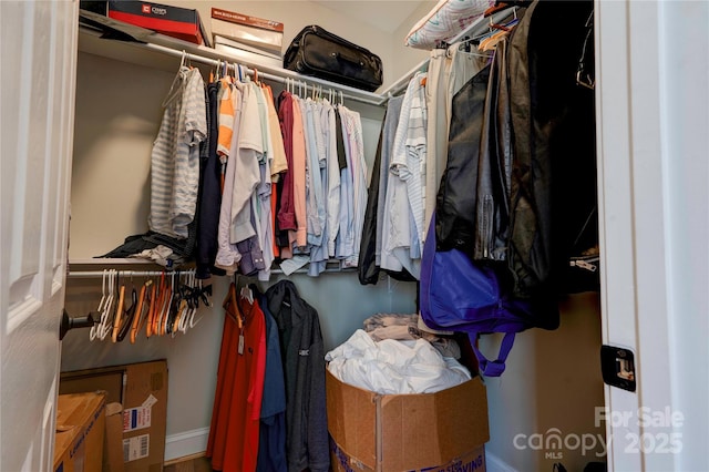 view of spacious closet