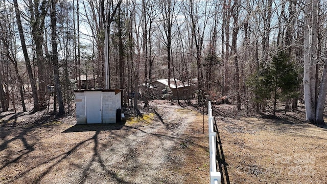 view of street with driveway