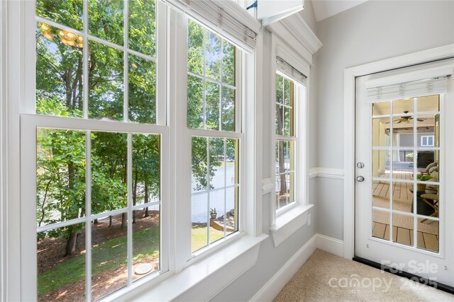 228 Wildwood Cove Dr, Mooresville, NC 28117 - unfurnished sunroom with plenty of natural light