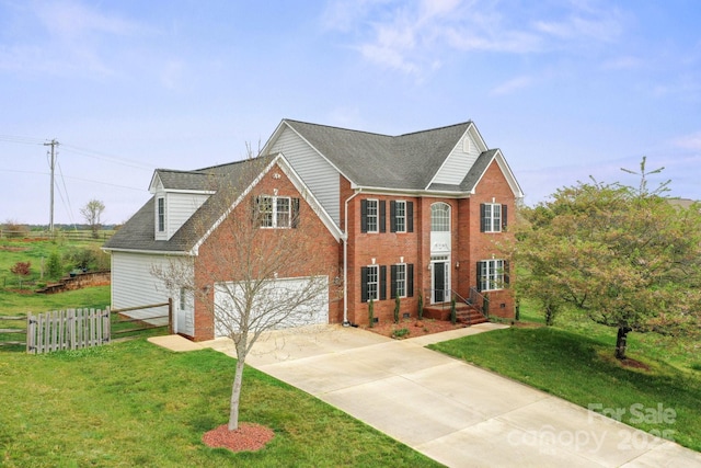 1919 46th Avenue Dr NE Unit 46, Hickory, NC 28601 - view of front of property with brick siding, driveway, a garage, and a shingled roof