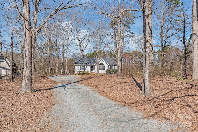 ranch-style house with driveway