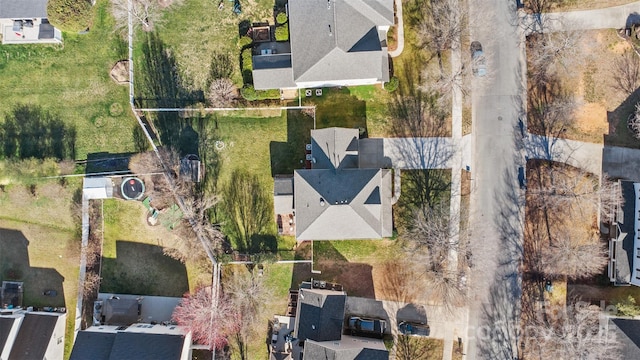 bird's eye view featuring a residential view