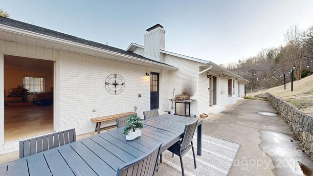 view of patio / terrace with outdoor dining space