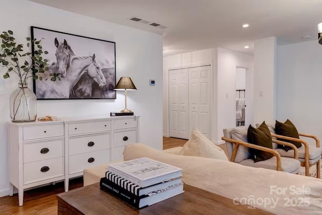 169 Chandler Rd, Alexander, NC 28701 - living room featuring wood finished floors and recessed lighting