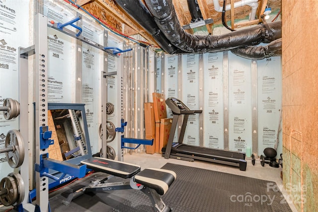 14707 Batteliere Dr, Charlotte, NC 28278 - view of workout room