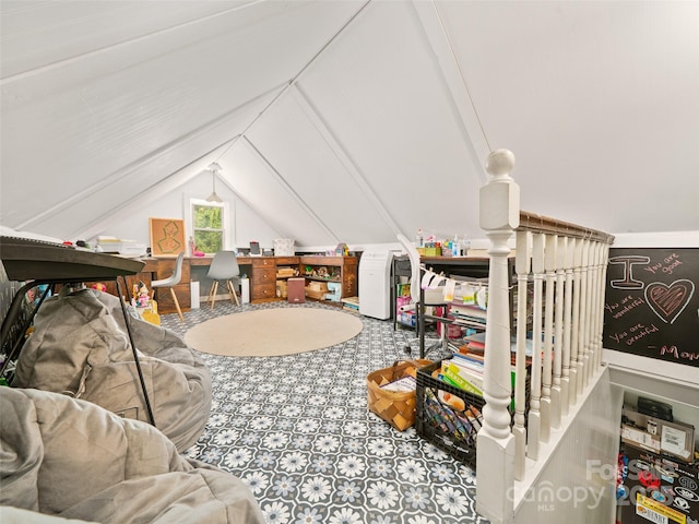48 Meadowlark Ln, Spruce Pine, NC 28777 - playroom featuring lofted ceiling