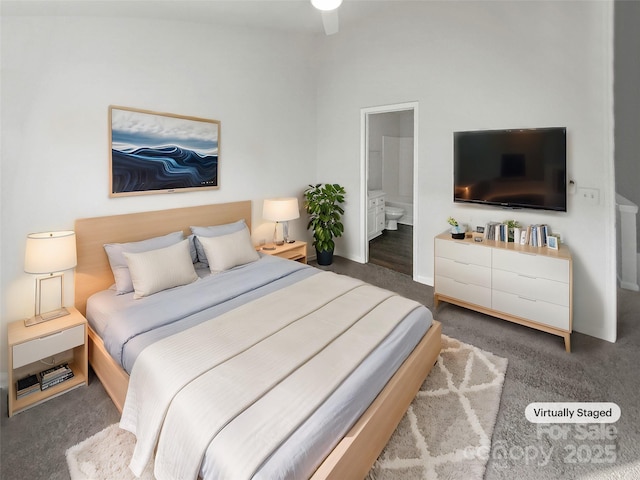 bedroom featuring ensuite bath