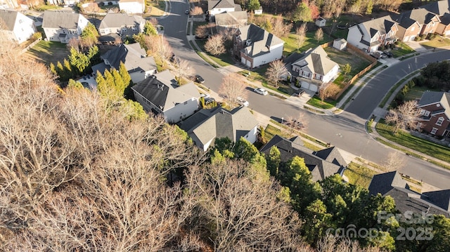 drone / aerial view featuring a residential view