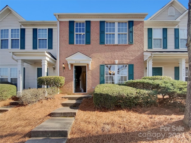 multi unit property with brick siding