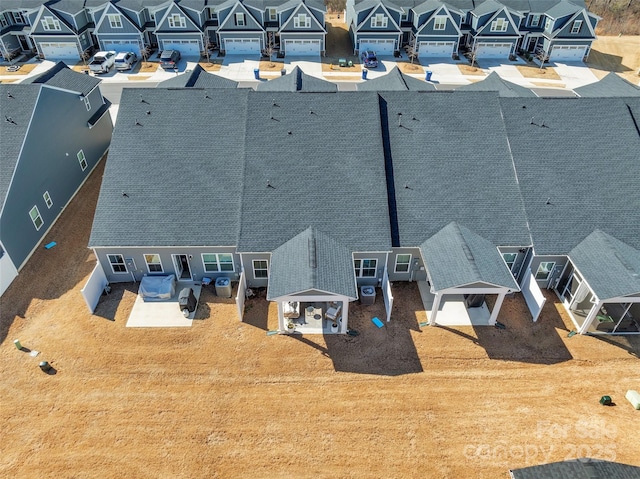 bird's eye view featuring a residential view
